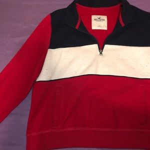 HOLLISTER CROPPED QUARTERZIP